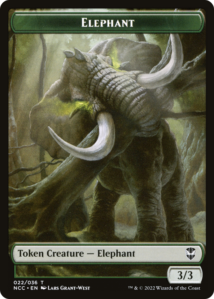 Elephant  [New Capenna Commander Tokens]
