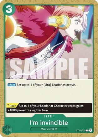 I'm invincible (ST11-005) - [Starter Deck 11: Uta]
