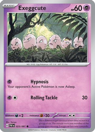 Exeggcute (023/091) [Scarlet & Violet: Paldean Fates] Reverse Holofoil
