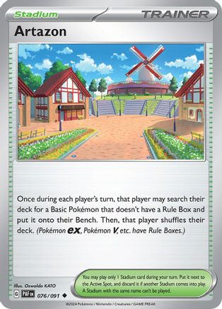 Artazon (076/091) [Scarlet & Violet: Paldean Fates] Reverse Holofoil