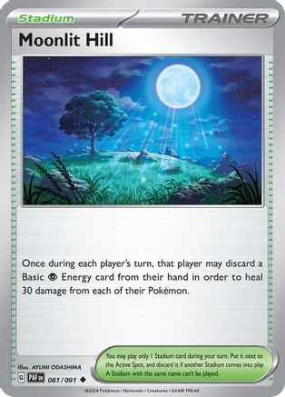 Moonlit Hill (081/091) [Scarlet & Violet: Paldean Fates] Reverse Holofoil