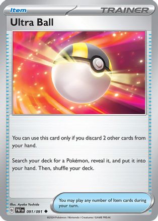 Ultra Ball (091/091) [Scarlet & Violet: Paldean Fates] Reverse Holofoil