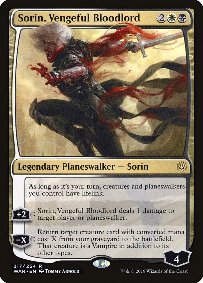 Sorin, Vengeful Bloodlord [War of the Spark] Foil