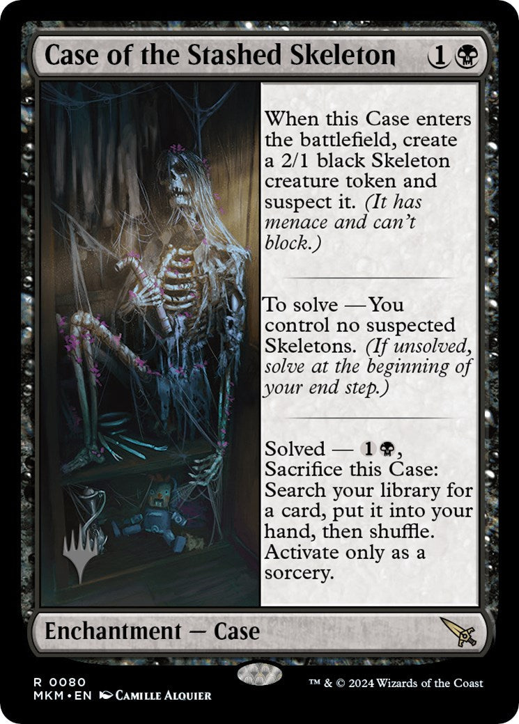 Case of the Stashed Skeleton (Promo Pack) [Murders at Karlov Manor Promos] Foil