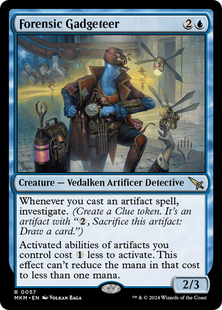 Forensic Gadgeteer (Promo Pack) [Murders at Karlov Manor Promos] Foil
