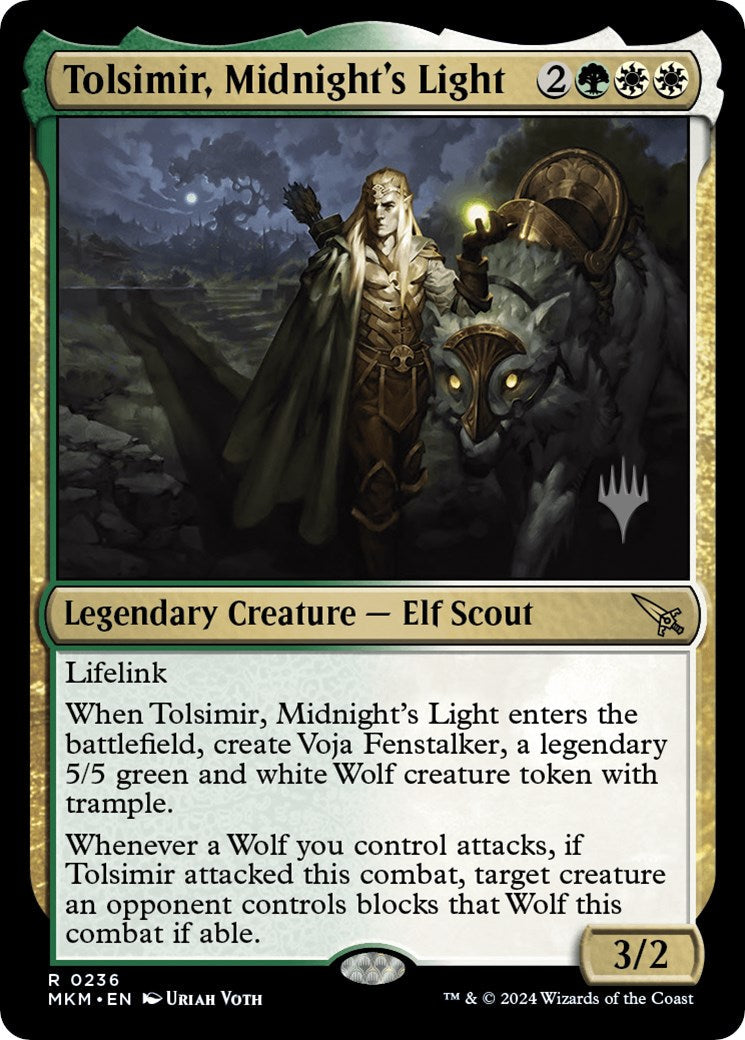 Tolsimir, Midnight's Light (Promo Pack) [Murders at Karlov Manor Promos] Foil