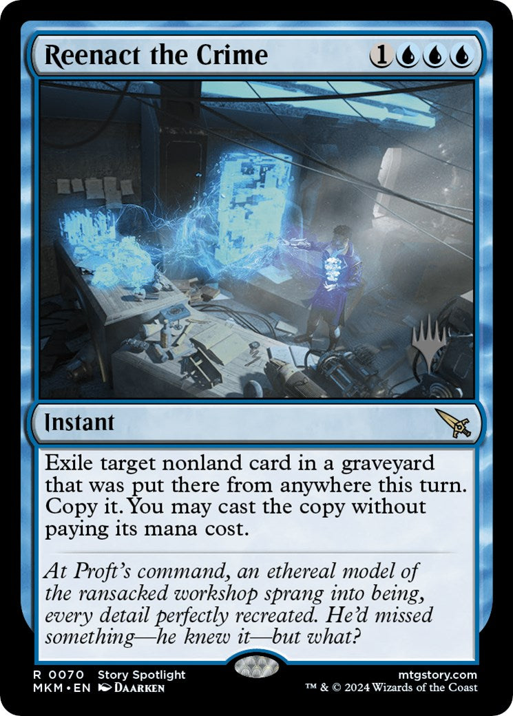 Reenact the Crime (Promo Pack) [Murders at Karlov Manor Promos] Foil