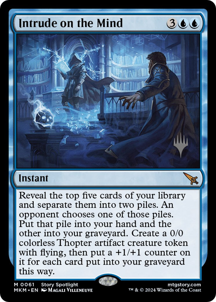 Intrude on the Mind (Promo Pack) [Murders at Karlov Manor Promos] Foil