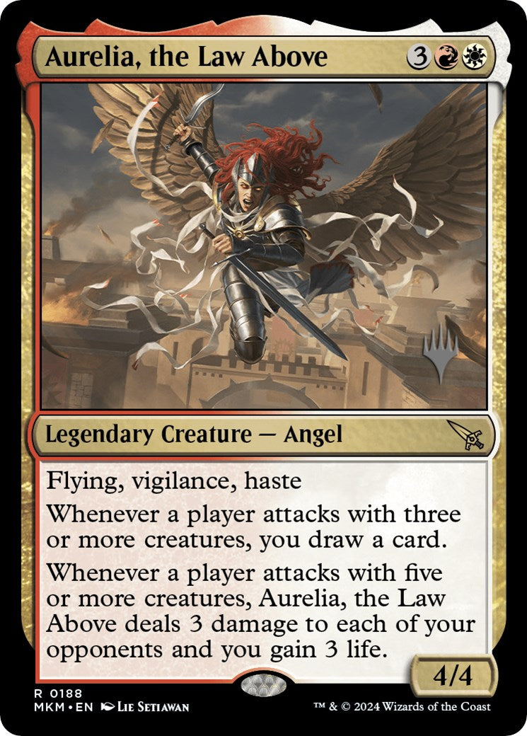 Aurelia, the Law Above (Promo Pack) [Murders at Karlov Manor Promos] Foil