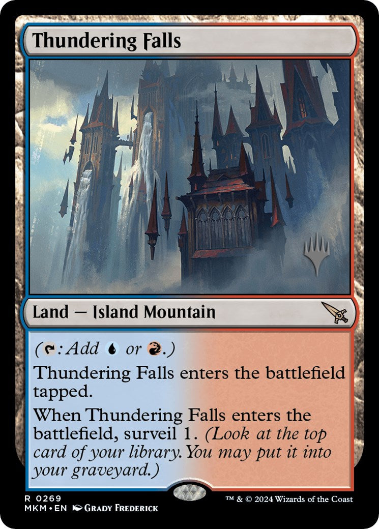 Thundering Falls (Promo Pack) [Murders at Karlov Manor Promos] Foil