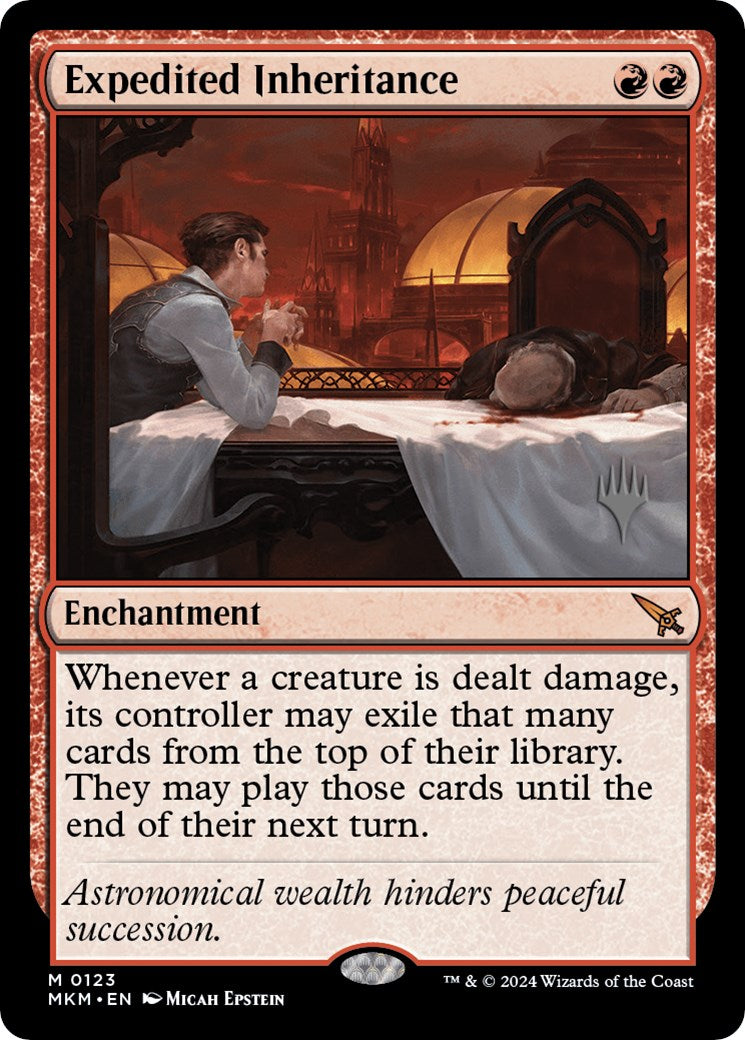 Expedited Inheritance (Promo Pack) [Murders at Karlov Manor Promos] Foil