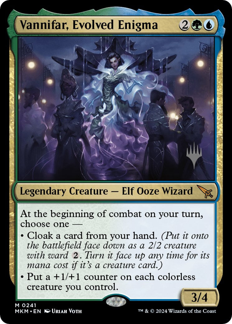 Vannifar, Evolved Enigma (Promo Pack) [Murders at Karlov Manor Promos] Foil