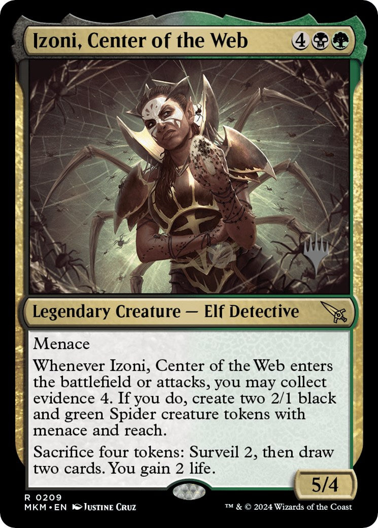 Izoni, Center of the Web (Promo Pack) [Murders at Karlov Manor Promos] Foil