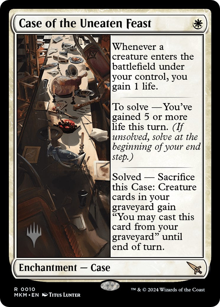 Case of the Uneaten Feast (Promo Pack) [Murders at Karlov Manor Promos] Foil