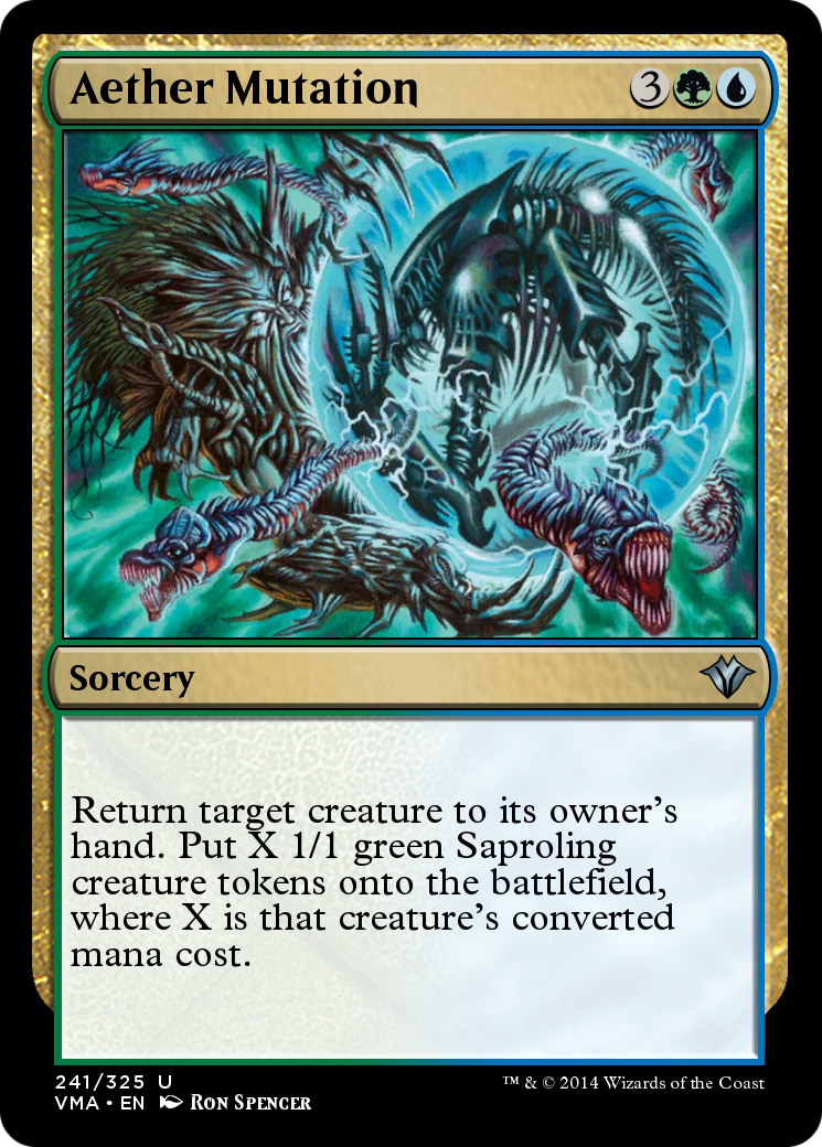 Aether Mutation  [Vintage Masters] Foil