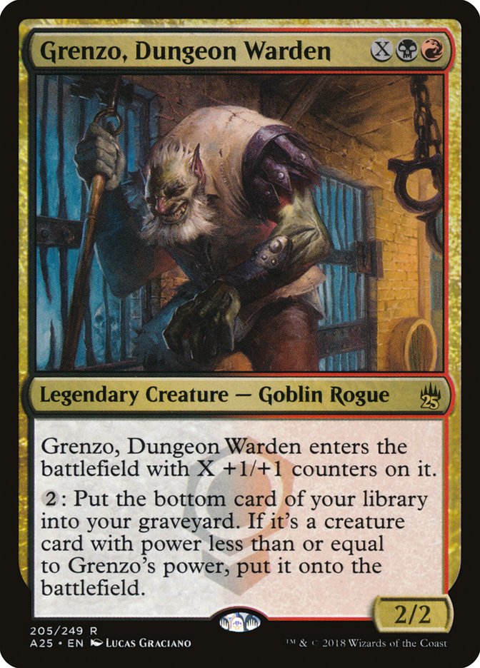 Grenzo, Dungeon Warden [Masters 25] Foil