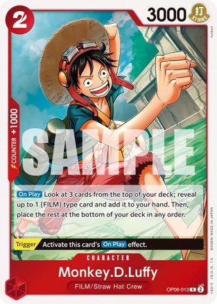 Monkey.D.Luffy (OP06-013) - [Wings of the Captain] Foil