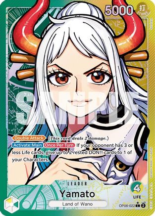 Yamato (Alternate Art) (OP06-022) - [Wings of the Captain] Foil