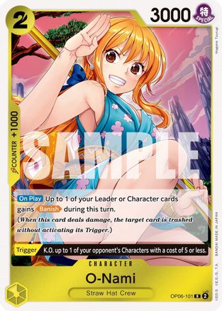 O-Nami (OP06-101) - [Wings of the Captain] Foil