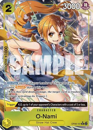 O-Nami (Alternate Art) (OP06-101) - [Wings of the Captain] Foil