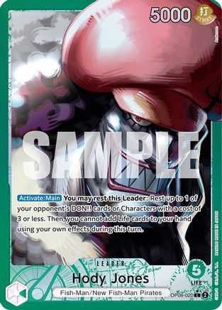 Hody Jones (020) (Alternate Art) (OP06-020) - [Wings of the Captain] Foil