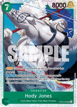 Hody Jones (035) (OP06-035) - [Wings of the Captain] Foil