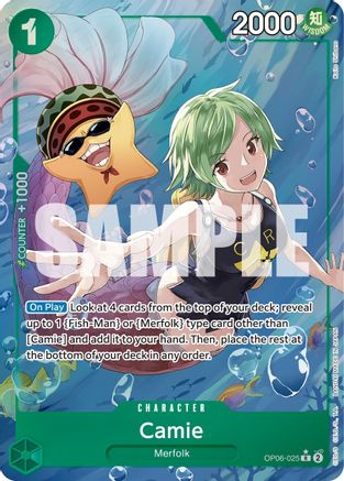 Camie (Alternate Art) (OP06-025) - [Wings of the Captain] Foil