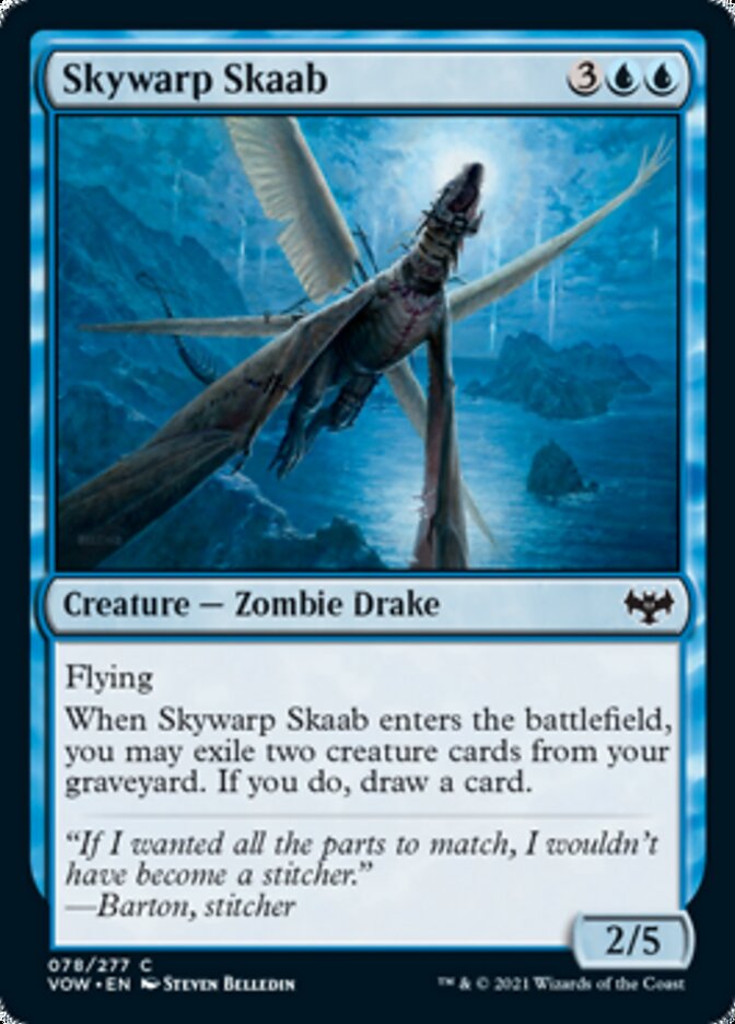 Skywarp Skaab [Innistrad: Crimson Vow] Foil