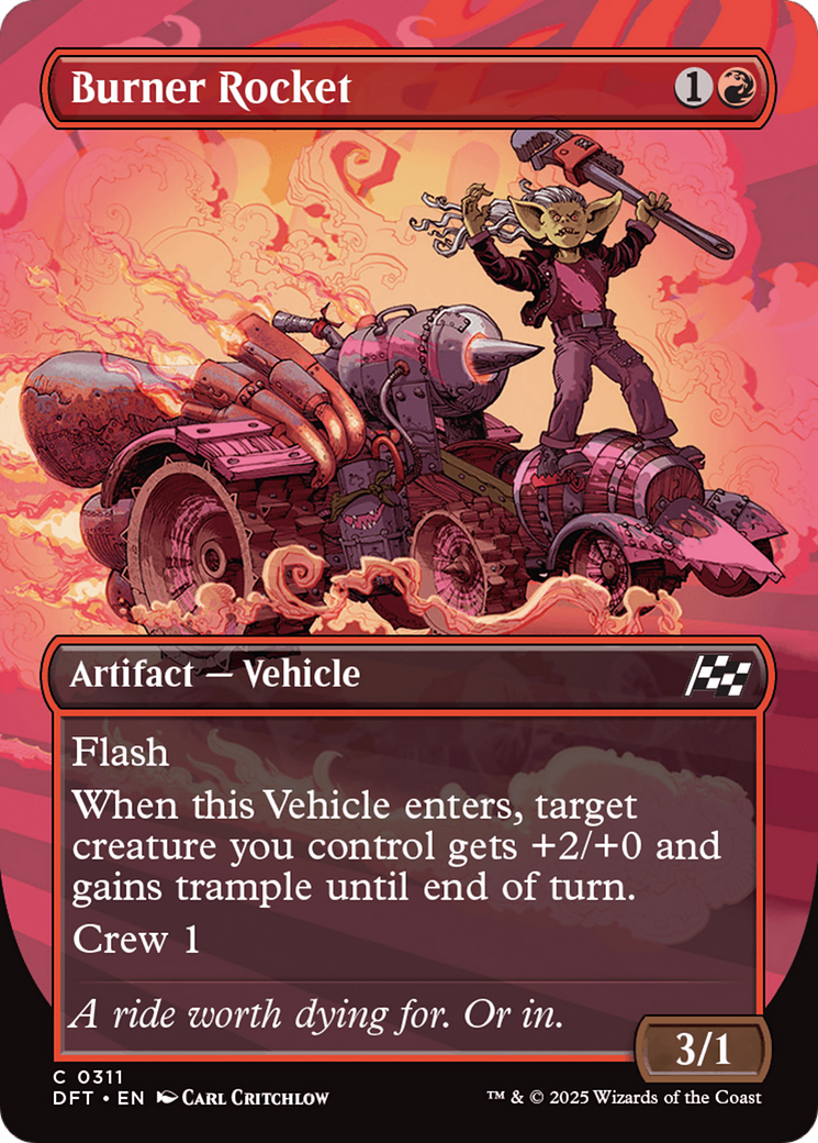 Burner Rocket (Borderless) [Aetherdrift] Foil