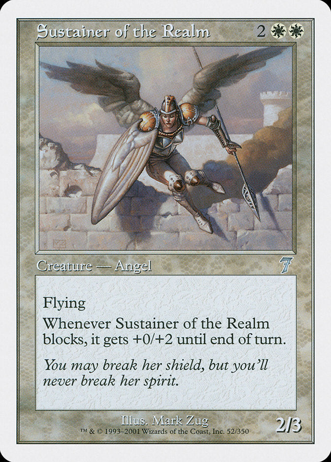 Sustainer of the Realm [Seventh Edition] Foil