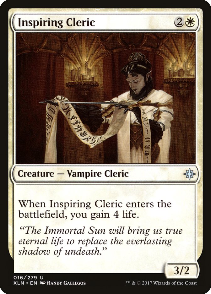 Inspiring Cleric [Ixalan] Foil
