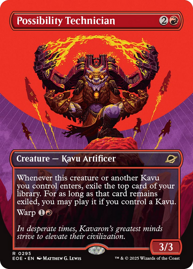 Possibility Technician (Borderless) [Edge of Eternities] Foil
