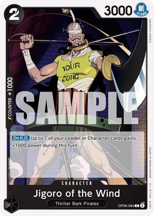 Jigoro of the Wind (OP06-084) - [Wings of the Captain]
