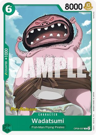 Wadatsumi (OP06-037) - [Wings of the Captain Pre-Release Cards]