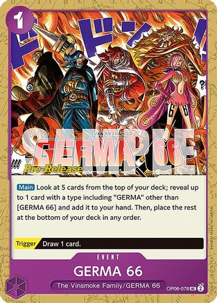 GERMA 66 (OP06-078) - [Wings of the Captain Pre-Release Cards]