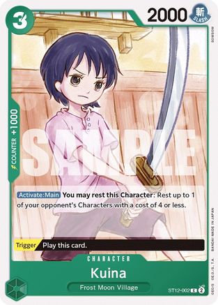 Kuina (ST12-002) - [Starter Deck 12: Zoro and Sanji]
