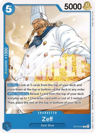 Zeff (ST12-013) - [Starter Deck 12: Zoro and Sanji]