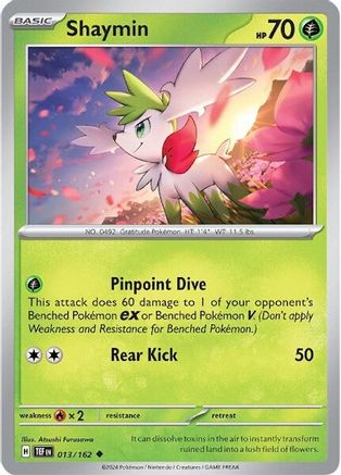 Shaymin (013/162) [Scarlet & Violet: Temporal Forces] Reverse Holofoil