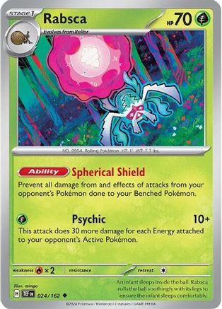 Rabsca (024/162) [Scarlet & Violet: Temporal Forces] Reverse Holofoil