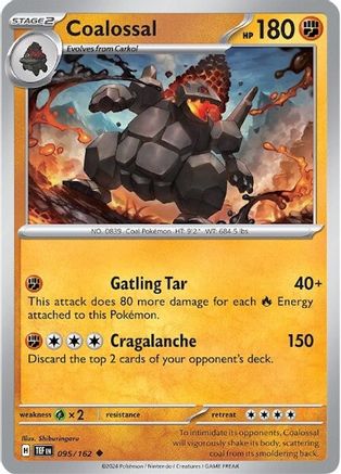 Coalossal (095/162) [Scarlet & Violet: Temporal Forces] Reverse Holofoil