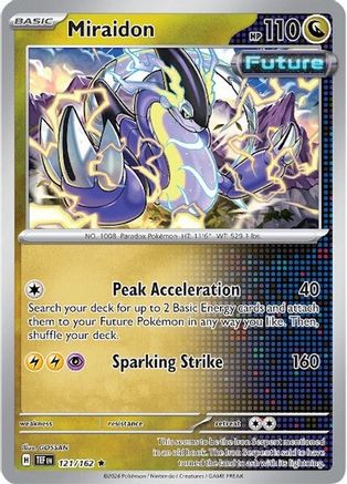 Miraidon (121/162) [Scarlet & Violet: Temporal Forces] Reverse Holofoil