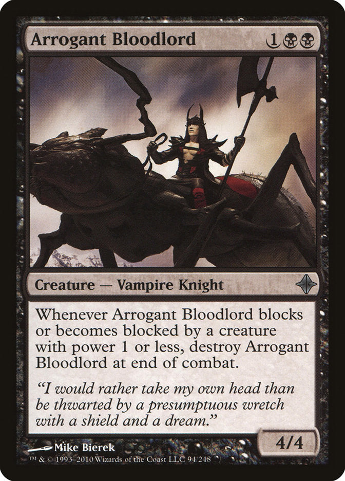 Arrogant Bloodlord [Rise of the Eldrazi] Foil