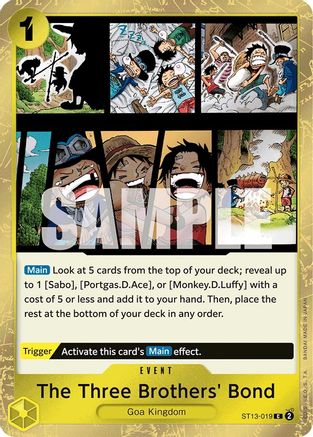 The Three Brothers' Bond (ST13-019) - [Ultra Deck: The Three Brothers] Foil