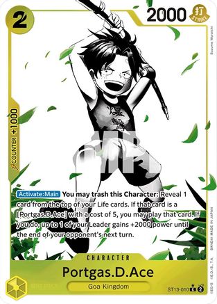 Portgas.D.Ace (010) (Parallel) (ST13-010) - [Ultra Deck: The Three Brothers] Foil