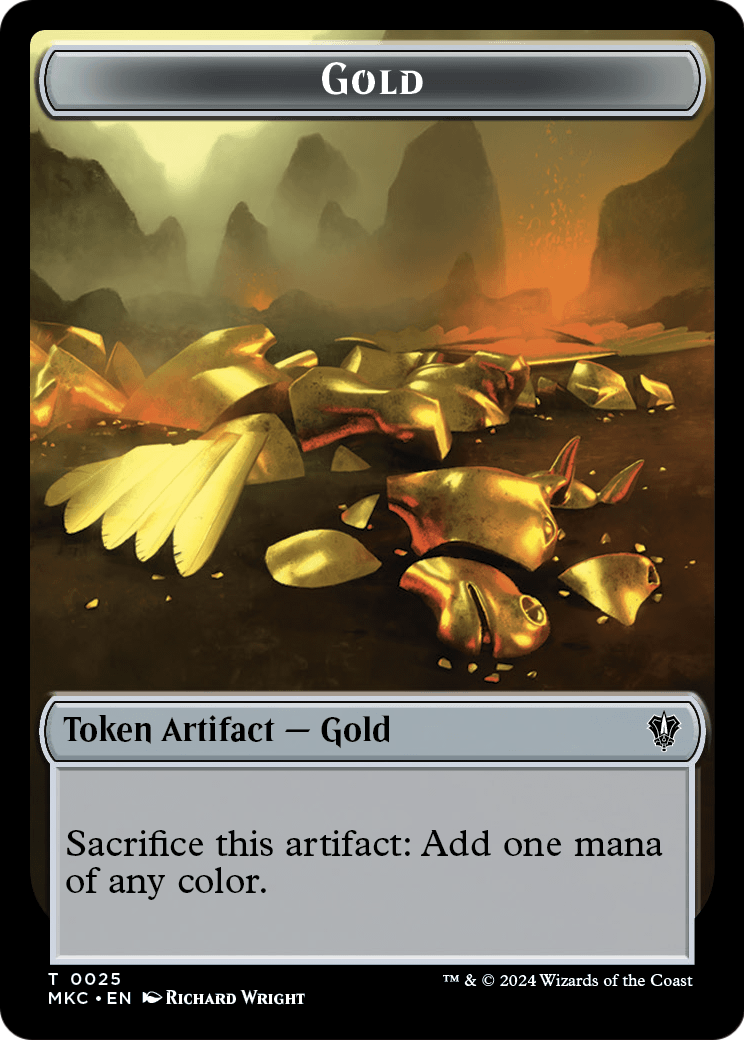 Gold  [Murders at Karlov Manor Commander Tokens]