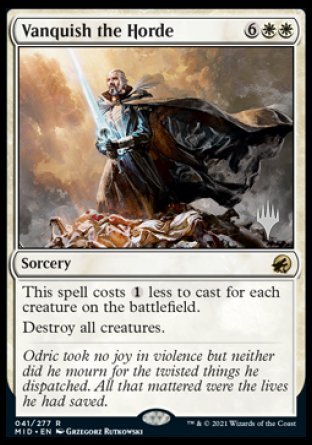 Vanquish the Horde (Promo Pack) [Innistrad: Midnight Hunt Promos] Foil