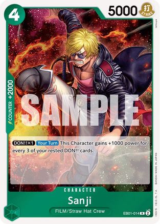 Sanji (EB01-014) - [Extra Booster: Memorial Collection] Foil