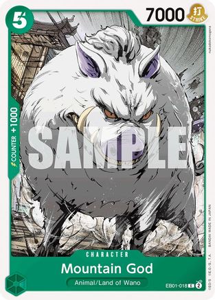 Mountain God (EB01-018) - [Extra Booster: Memorial Collection]