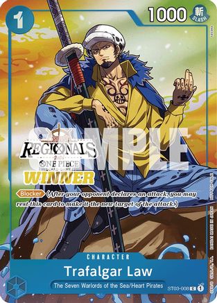 Trafalgar Law (Online Regional 2024 Vol. 2) [Winner] (ST03-008) - [One Piece Promotion Cards] Foil