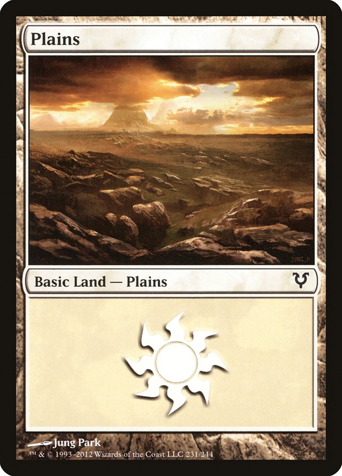 Plains (231) [Avacyn Restored] Foil